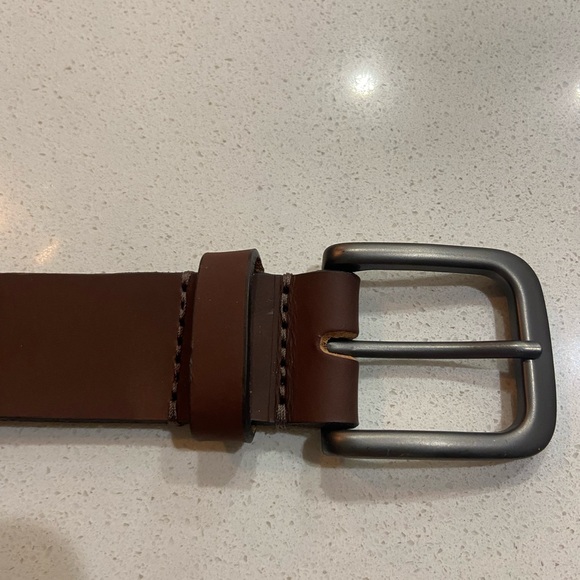 NWT Timberland Genuine Leather Men’s Belt Size 36 - Picture 3 of 7